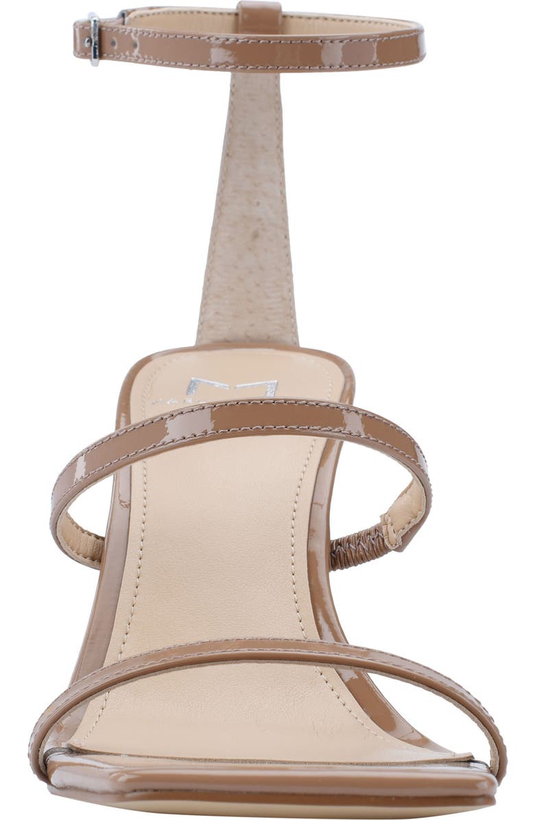 Marc Fisher LTD Dalida Strappy Sandal, Alternate, color, Light Natural Patent