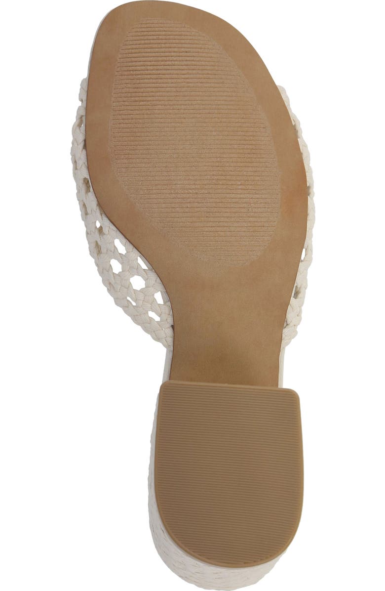 MIA Sahar Slide Sandal, Alternate, color, Bone Woven