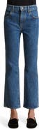 Khaite Vivian High Waist Crop Flare Jeans