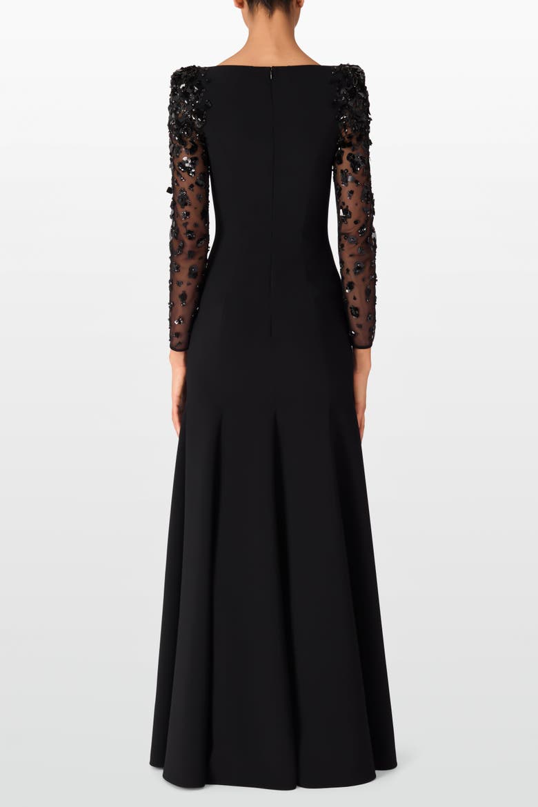 Sylvia Maxi Dress, Alternate, color, Liquorice