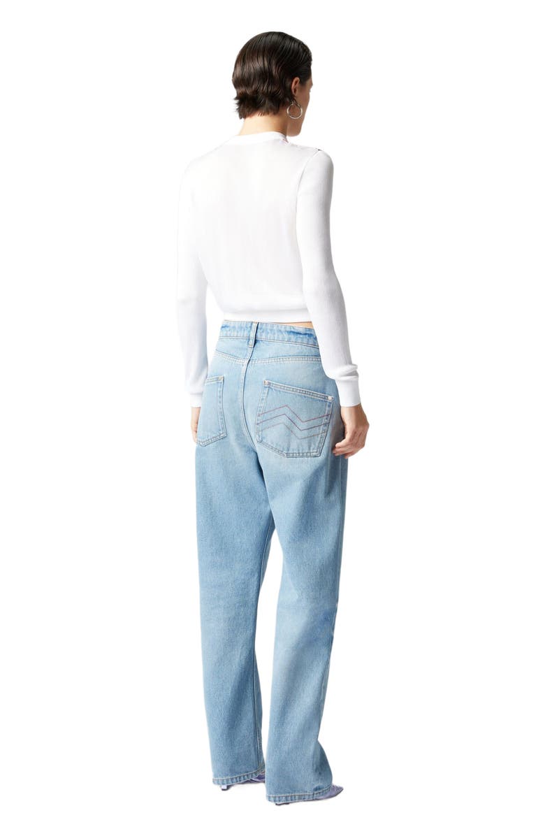 Missoni Viscose-blend Cardigan With Chevron Insert, Alternate, color, Multicoloured