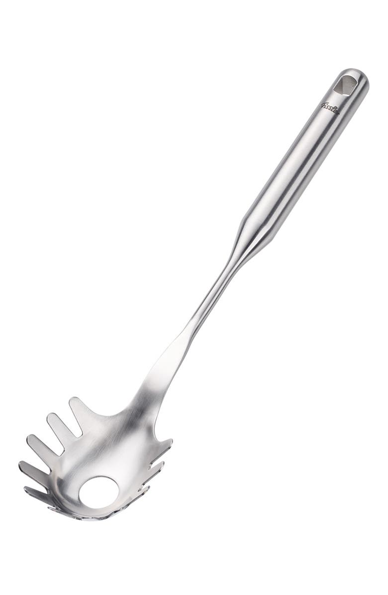 81025290 Essential Cooking Utensils Pasta Fork, Main, color, Metallic Silver