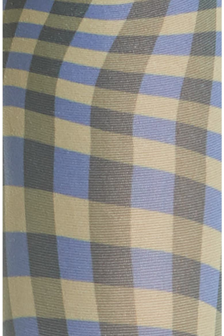 Bevan Check Print Tights, Alternate, color, GREEN GINGHAM