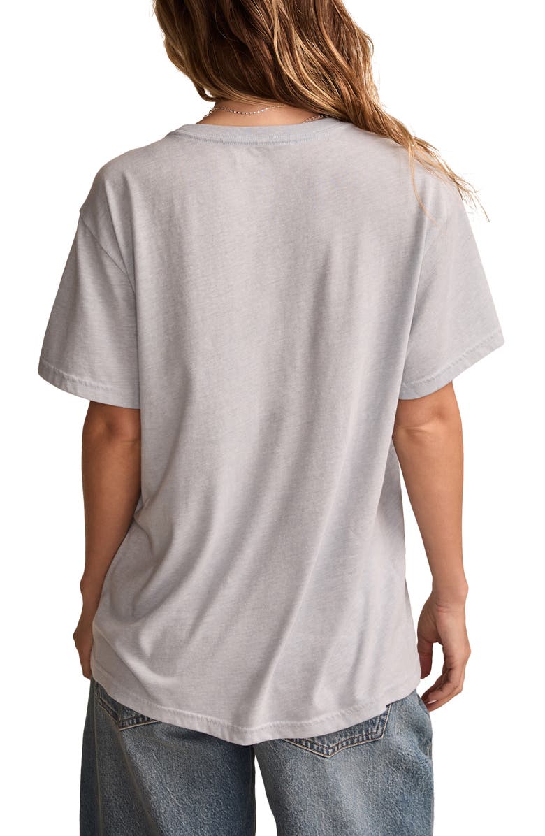 Lucky Brand Drinking Queen Boyfriend Graphic T-Shirt, Alternate, color, 