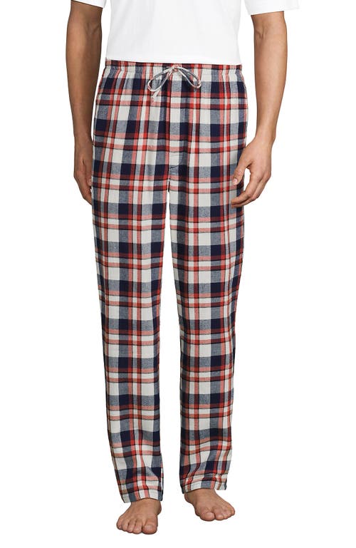 Lands' End Flannel Pajama Pants In Multi