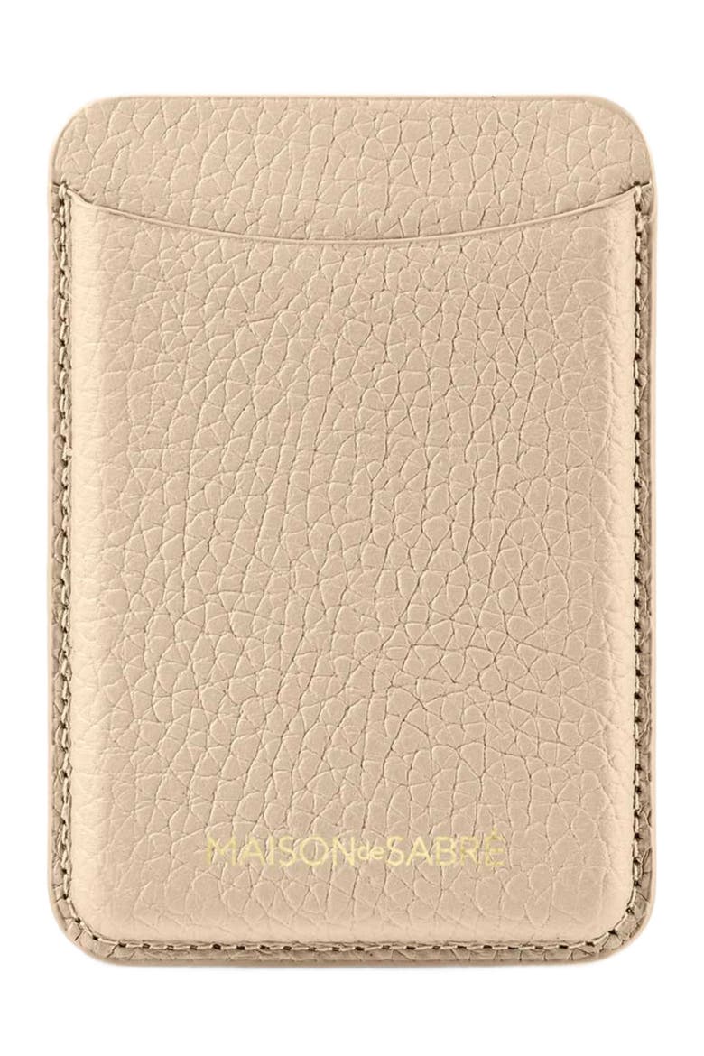 Leather MagSafe Wallet, Main, color, Saharan Nude