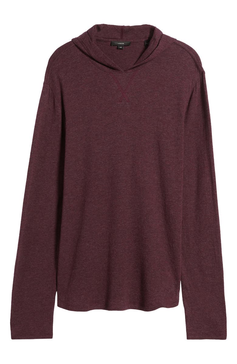 Vince Pima Cotton Blend Hoodie, Alternate, color, Napa