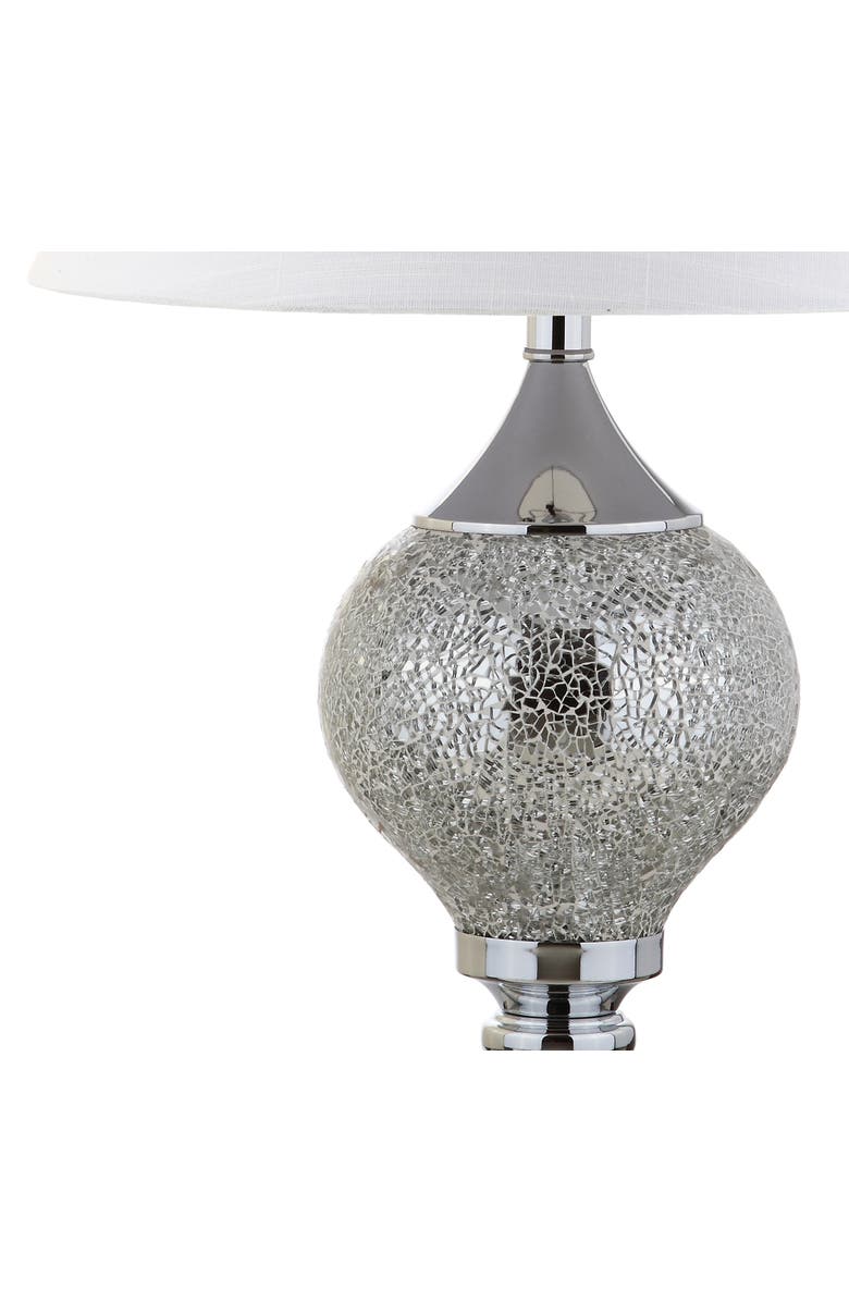 JONATHAN Y Louise Mirrored LED Table Lamp, Alternate, color, Silver/Chrome