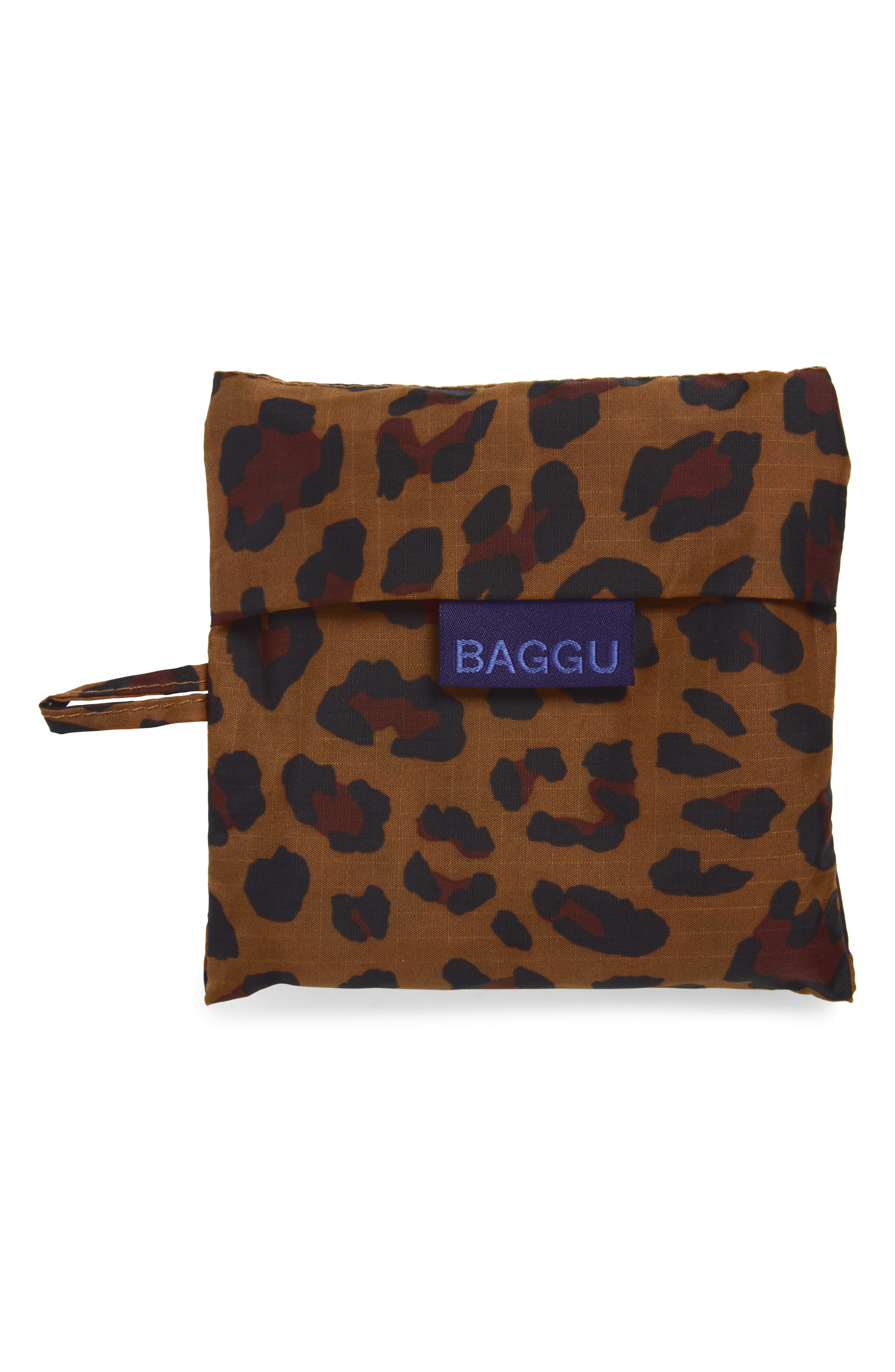 Standard Baggu Recycled Nylon Tote, Alternate, color, LEOPARD