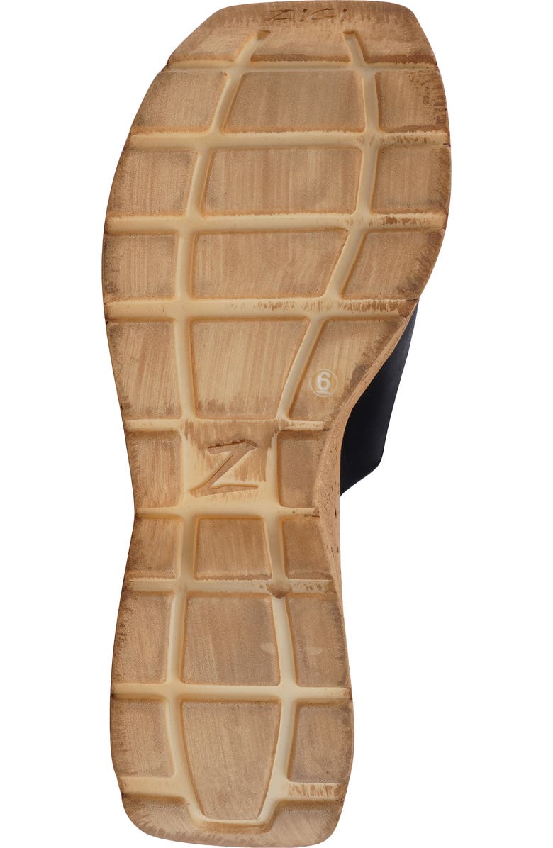 ZIGI Zhamira Platform Wedge Sandal, Alternate, color, Blk Suede