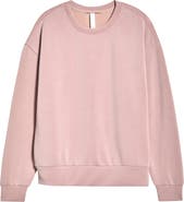 Zella Soft Luxe Boxy Crew Sweatshirt
