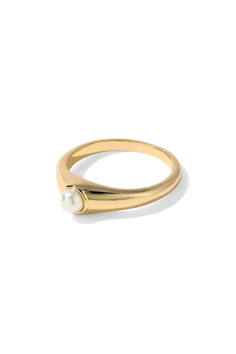 Greta Natural Pearl Ring, Main, color, GOLD/ PEARL
