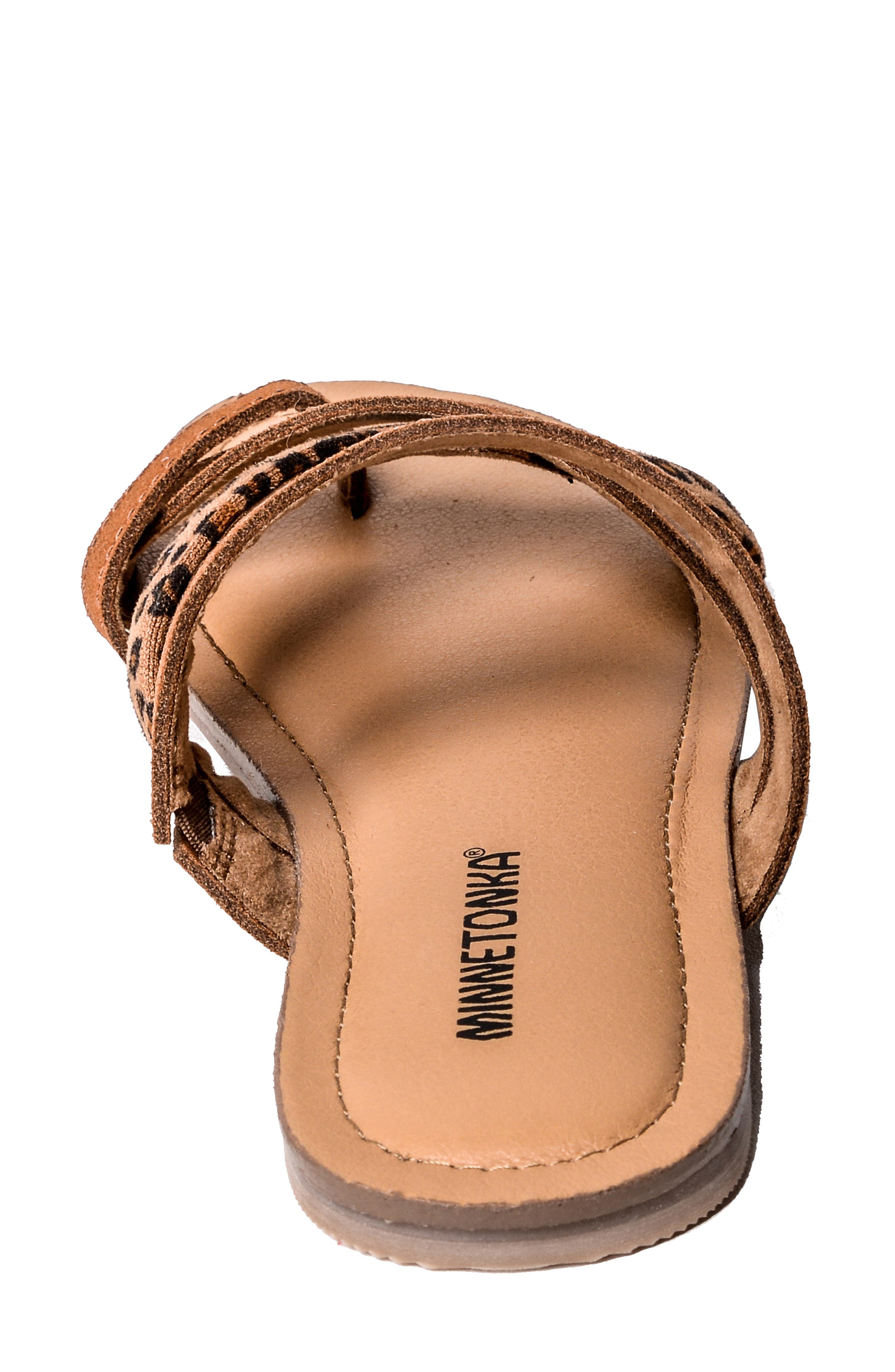 Faribee Strappy Sandal, Alternate, color, BROWN MULTI