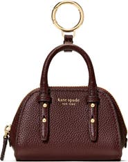 Kate Spade New York charmed pebble leather key fob