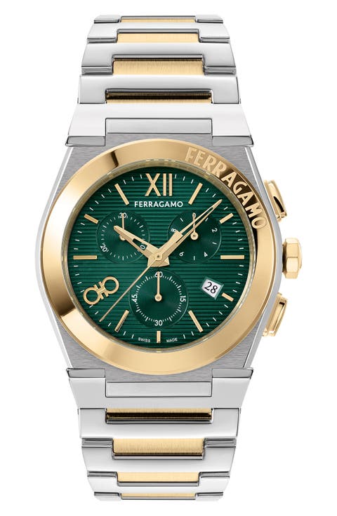 Vega Chronograph Bracelet Watch, 42mm