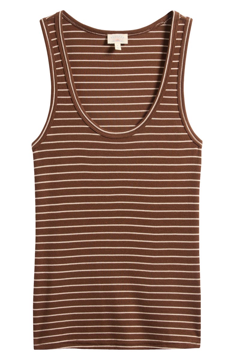 Faherty Featherweight Freestyle Stripe Rib Tank Top, Alternate, color,