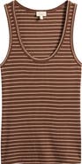 Faherty Featherweight Freestyle Stripe Rib Tank Top