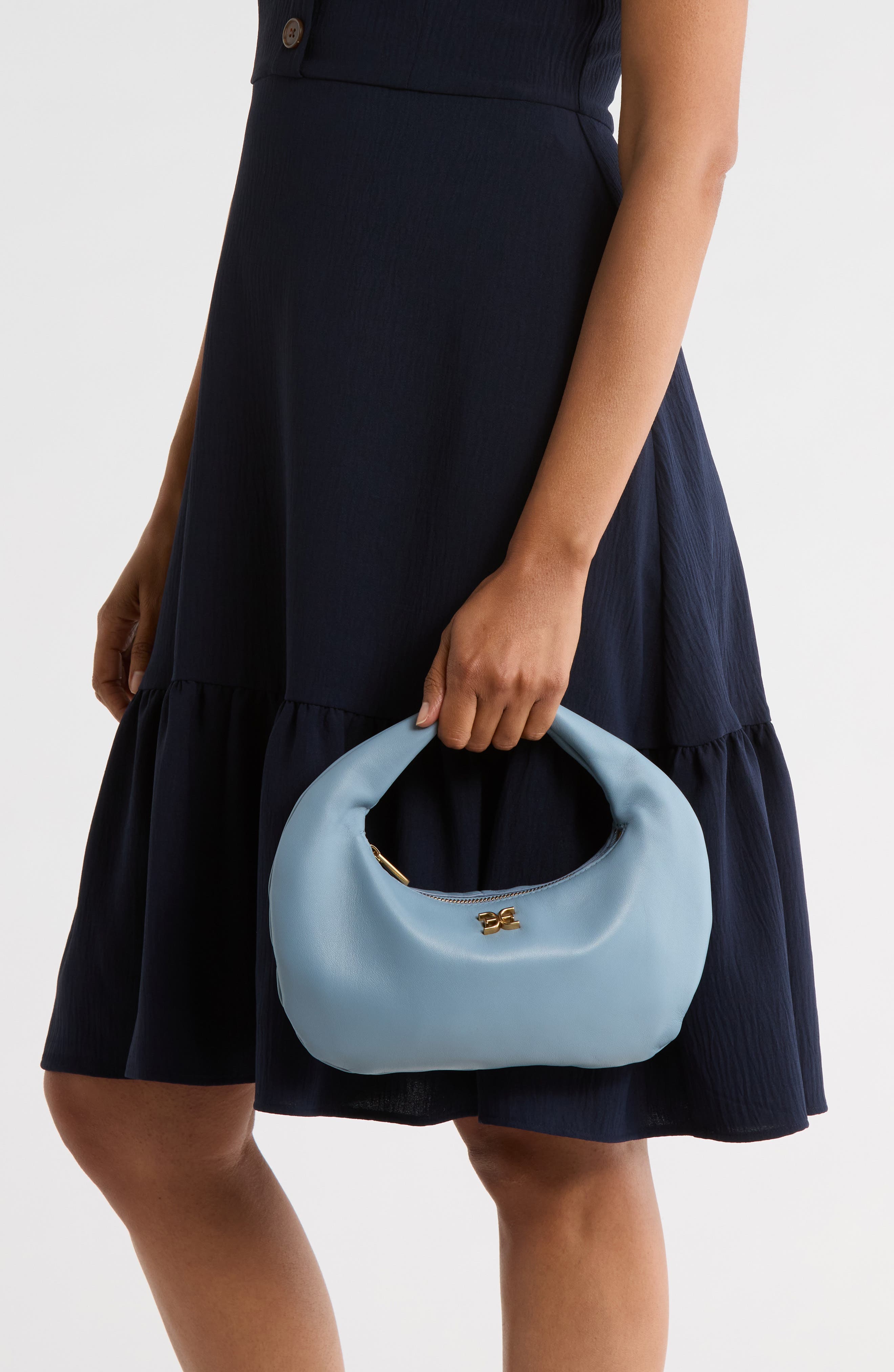 Sam Edelman Michela Mini Hobo, Alternate, color, Denim Blue