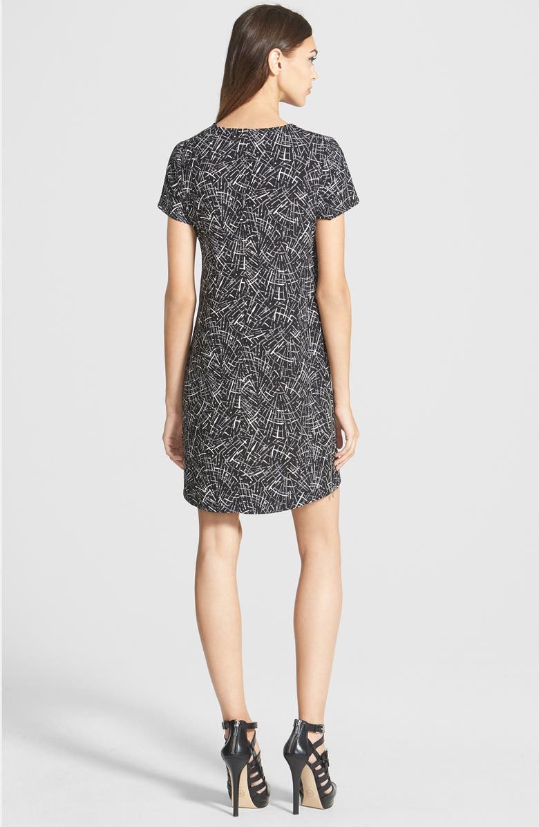 WAYF Crepe Print Shift Dress, Alternate, color,