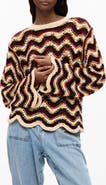 Desigual Zigzag Crochet Sweater