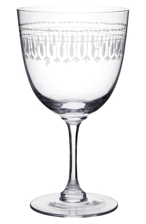 The Vintage List Set Of 2 Crystal Wine Glasses In Transparent