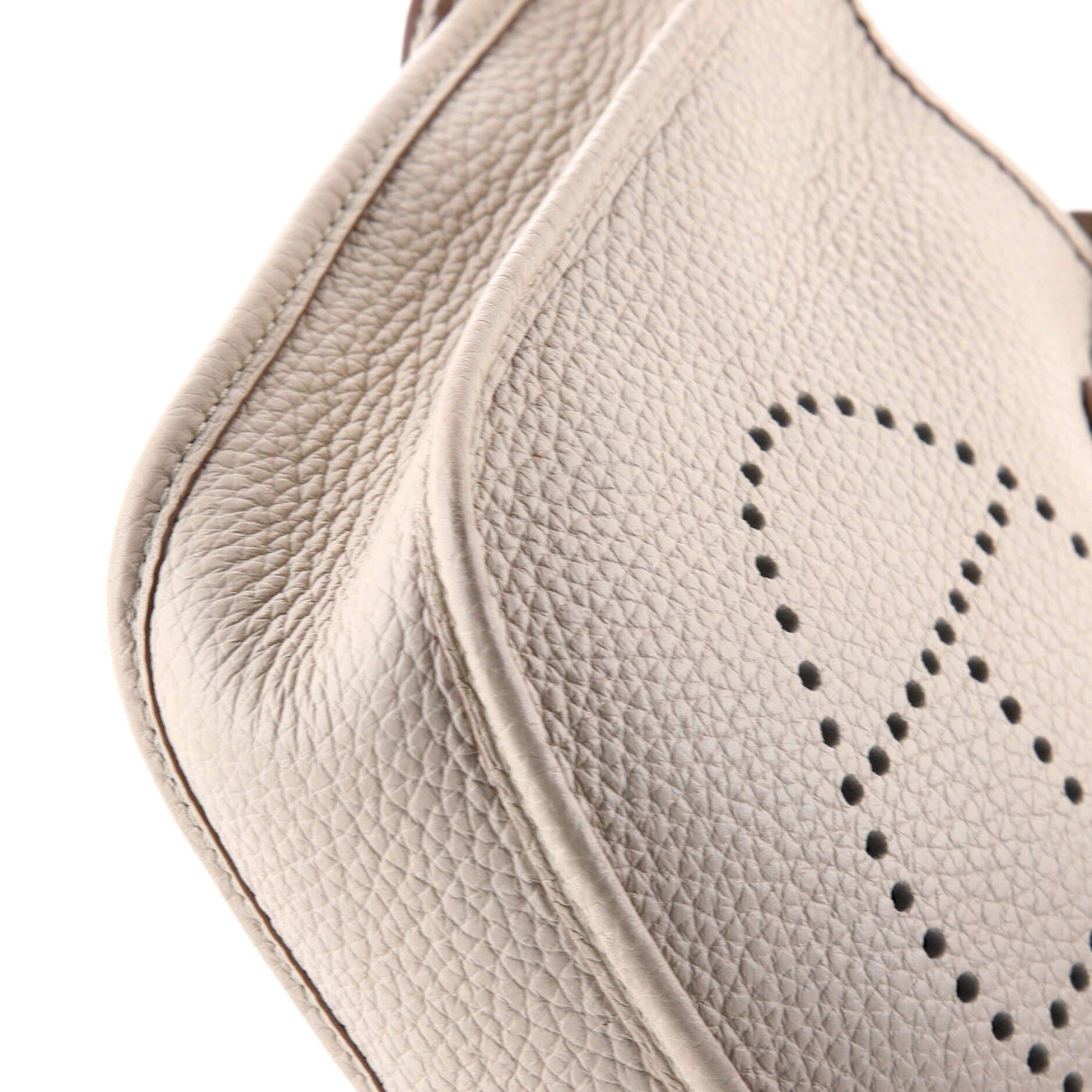 Pre-Owned Hermes Evelyne Bag Gen III Clemence TPM, Alternate, color, Beton