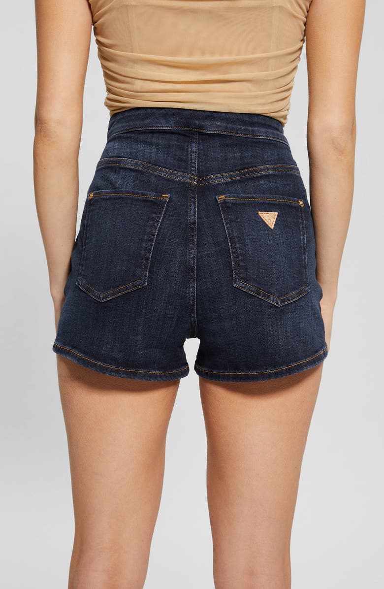 GUESS Janae Button Detail Shorts, Alternate, color, 