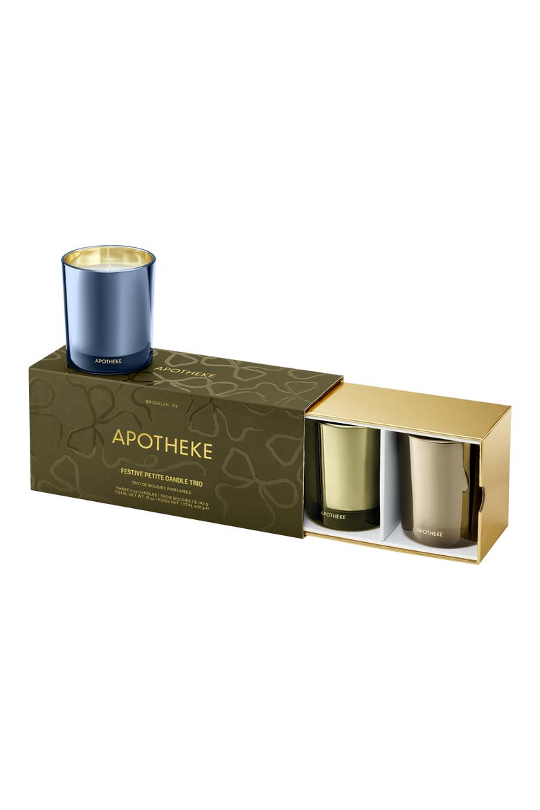 Festive Petite Scented Candle Trio, Alternate, color, FESTIVE