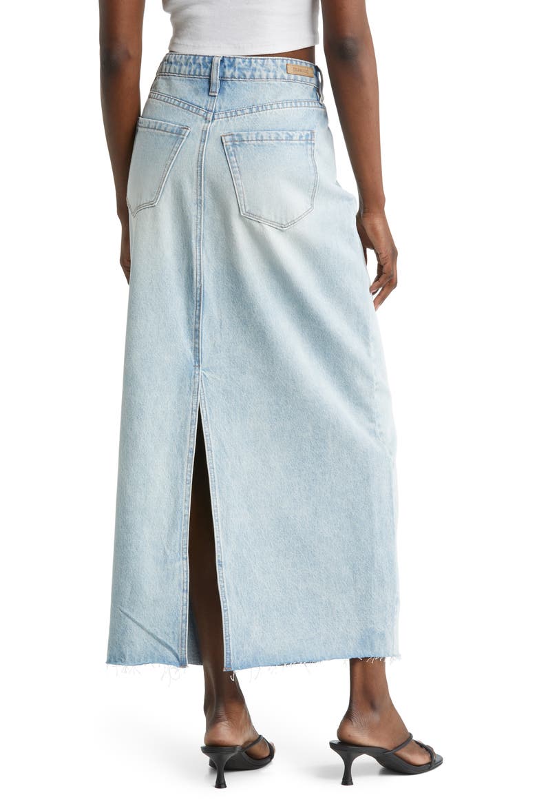 Patchwork Denim Skirt, Alternate, color, EITHER WAY