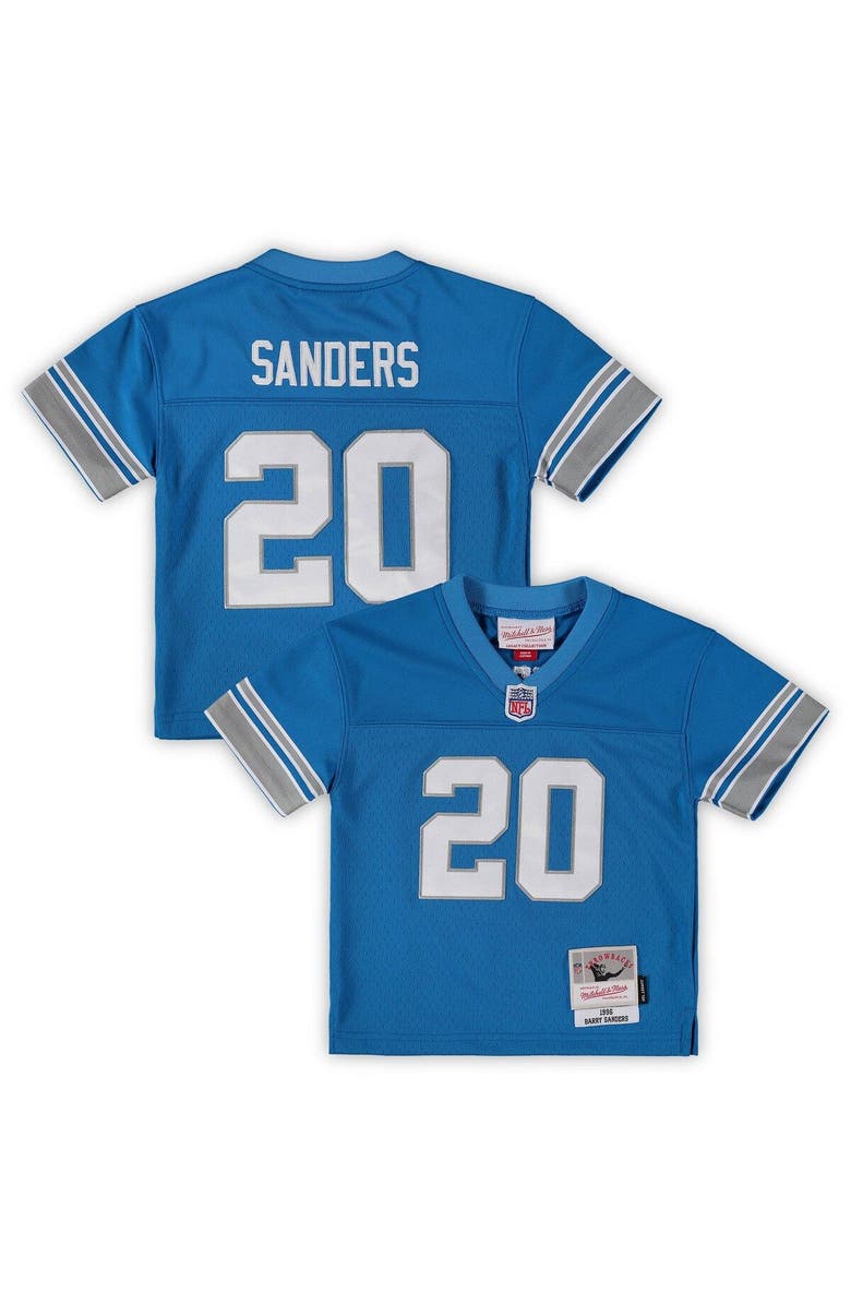 Mitchell & Ness Toddler Mitchell & Ness Barry Sanders Blue Detroit Lions 1996 Retired Legacy Jersey, Main, color, 