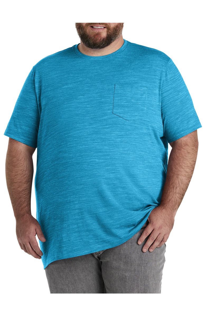 Harbor Bay by DXL Space Dye Pocket T-Shirt, Main, color, Bluebird Sd