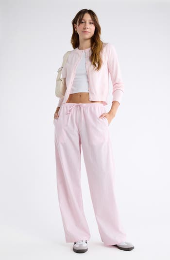 Pull-On Poplin Pants