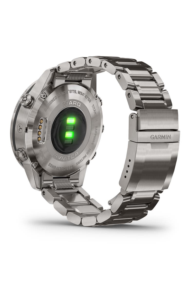 MARQ Aviator GPS Smart Watch, 46mm, Alternate, color, SLATE GREY