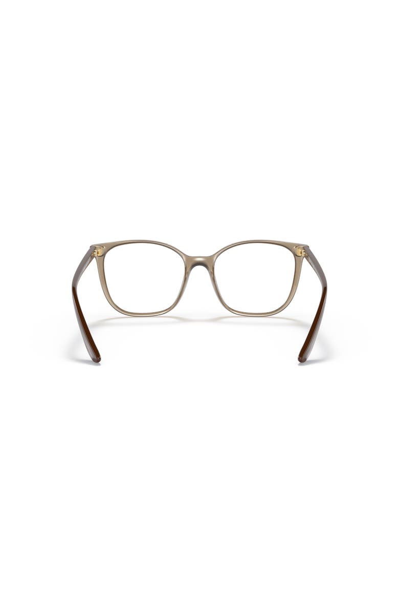 Vogue Eyewear 52mm Rectangle optical glasses, Alternate, color, Brown