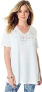 Roaman's Eyelet Swing Tee