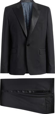 Paul Smith The Soho Tailored Fit Black Wool & Mohair Tuxedo