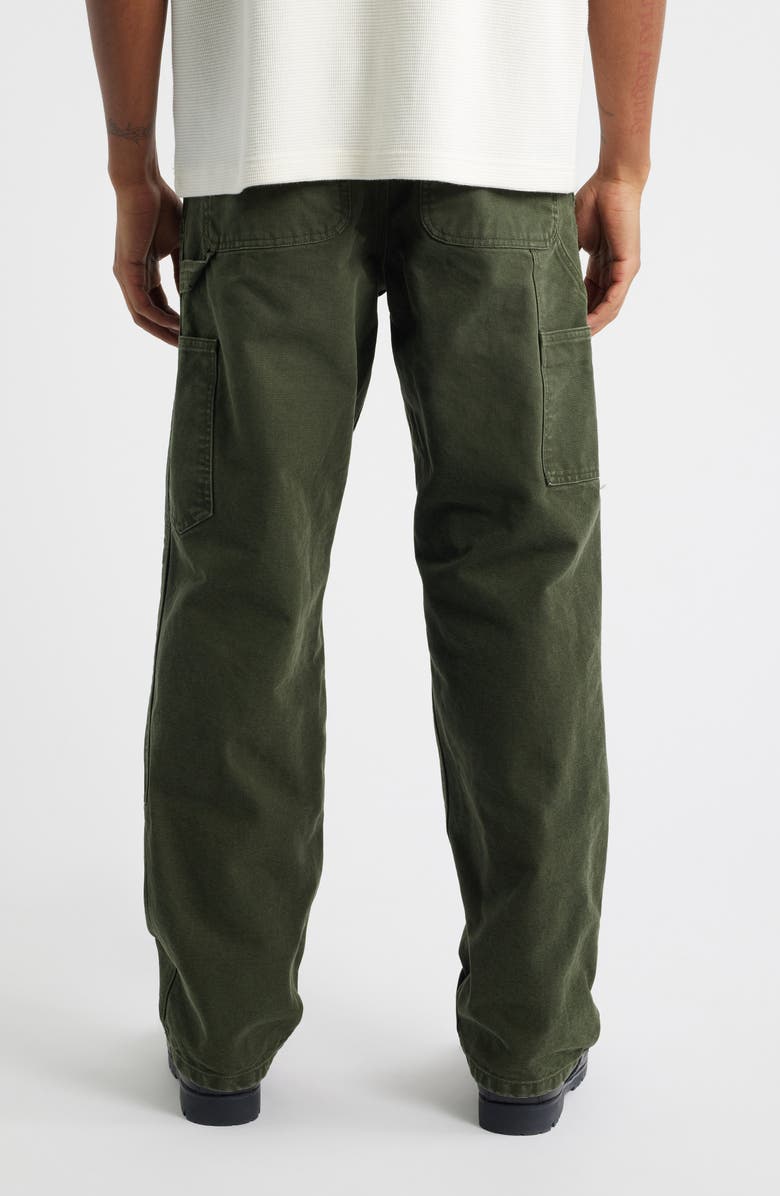 Carhartt Work In Progress Double Knee Pants, Alternate, color, Olive Stone Canvas
