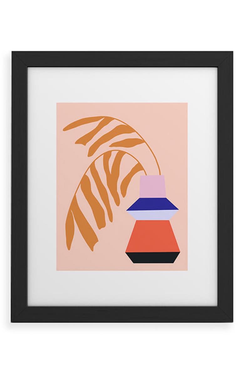 Deny Designs Say Hi Framed Wall Art, Main, color, 