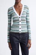 Missoni Mixed Stripe Rib Cardigan
