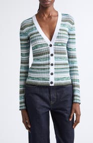 Missoni Mixed Stripe Rib Cardigan