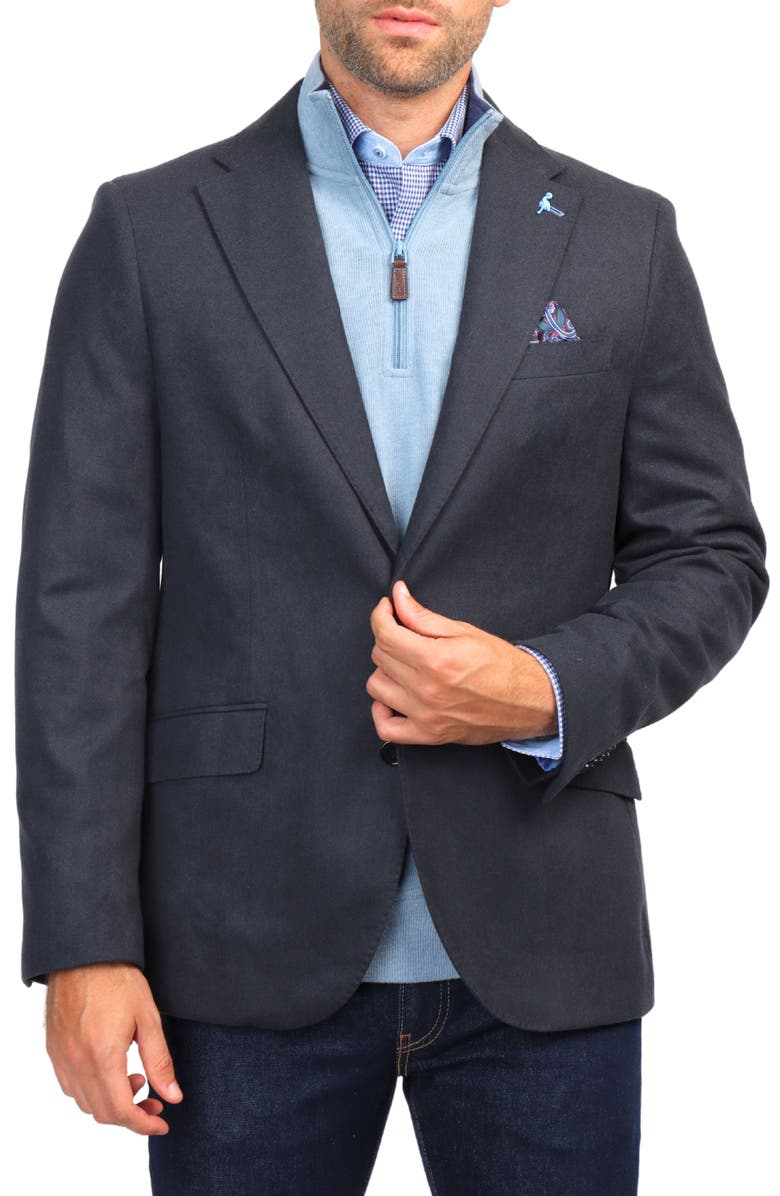 TailorByrd Luxe Touch Sport Coat, Alternate, color, Black