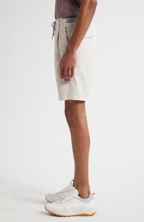 Eleventy Stretch Cotton Bermuda Shorts In Sand