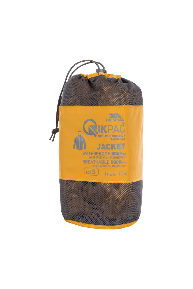 Qikpac XGender Inclusive Packaway Jacket, Alternate, color, Maize Yellow