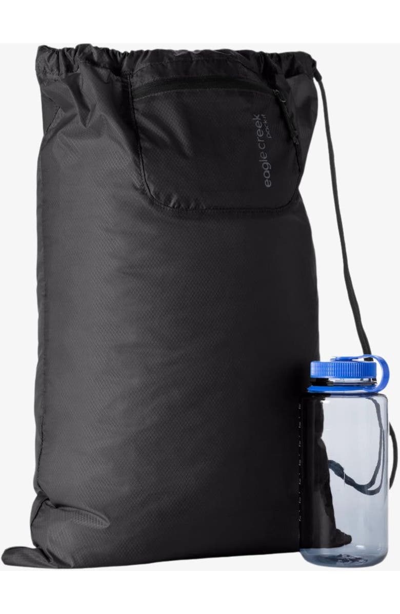 EAGLE CREEK Packable Laundry Sack, Alternate, color, Black