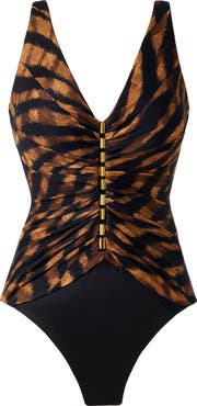 Miraclesuit® Raya de Safari One-Piece Swimsuit