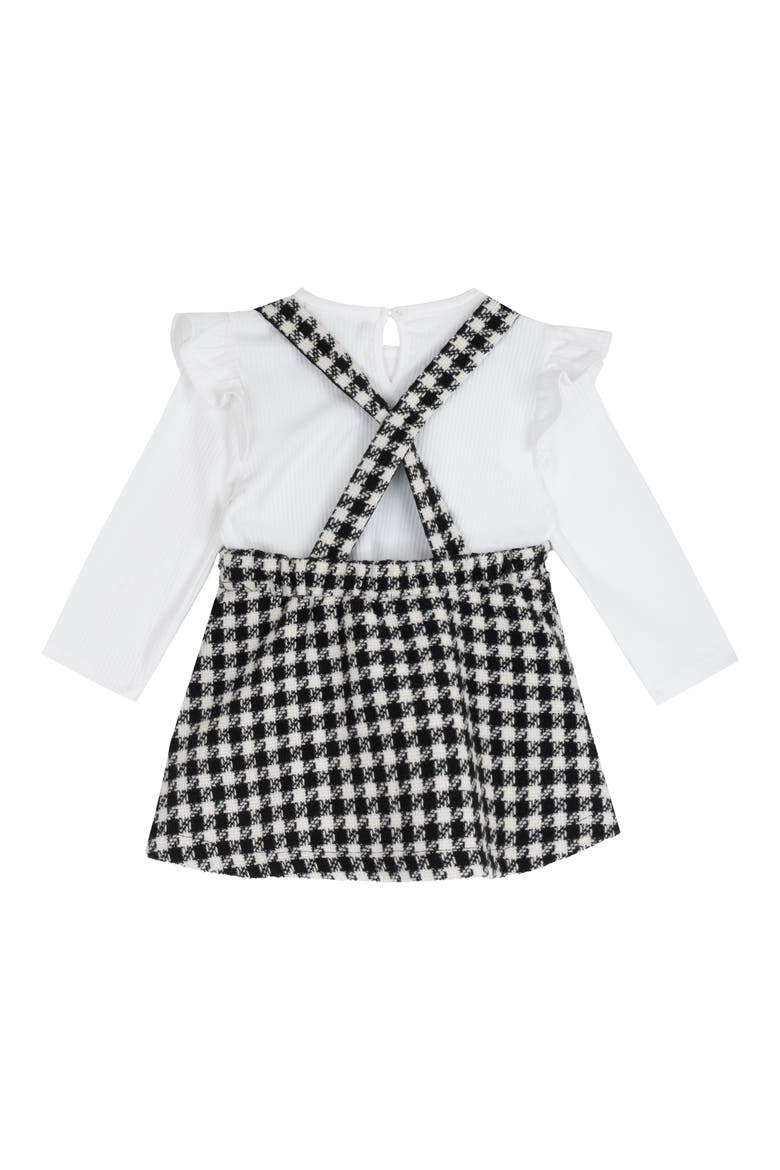 Kids' Boucl Jumper, Top, Headband & Tights Set, Alternate, color, WHITE