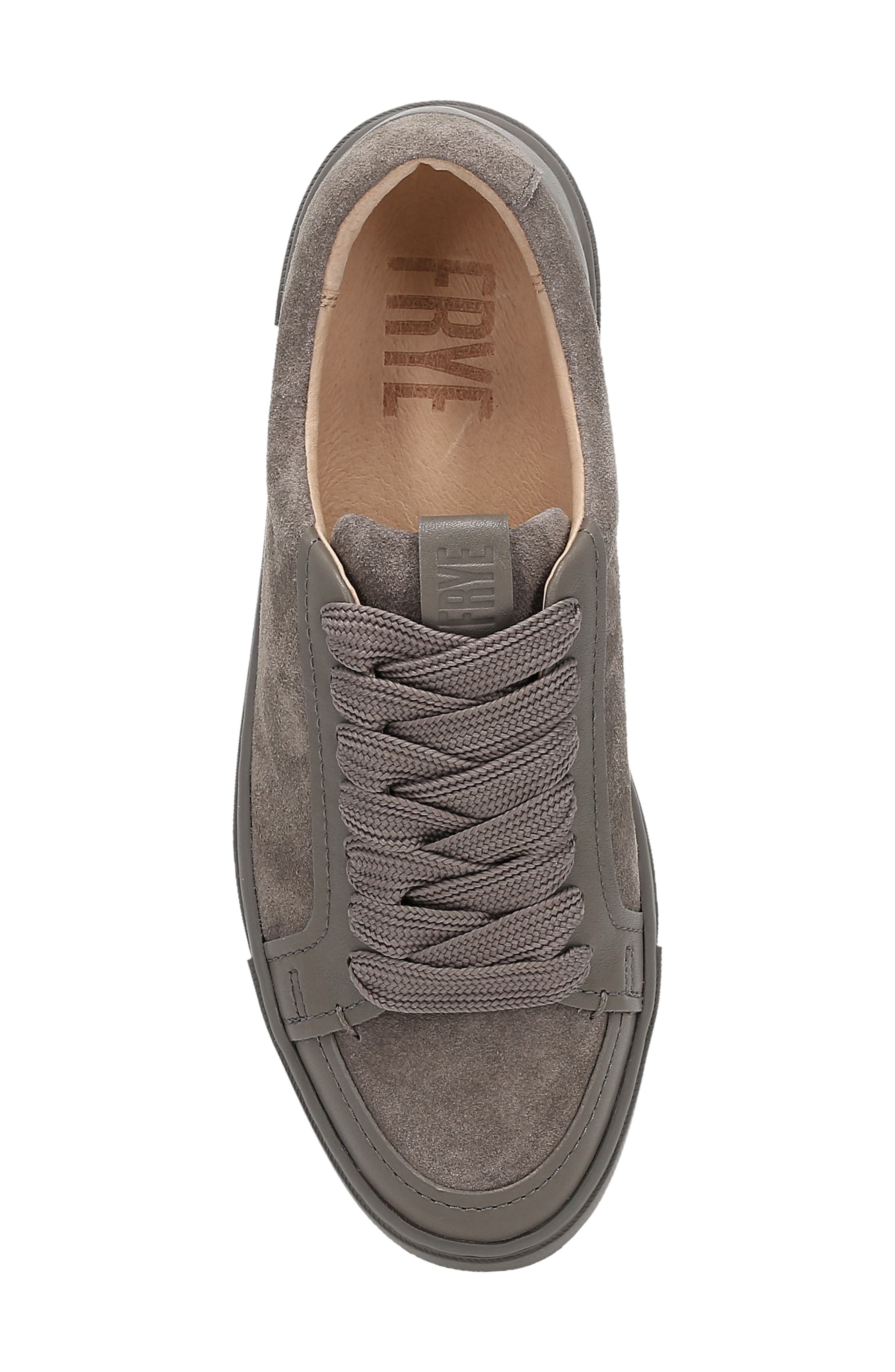 Frye Ivy Low Top Sneaker, Alternate, color, Steel