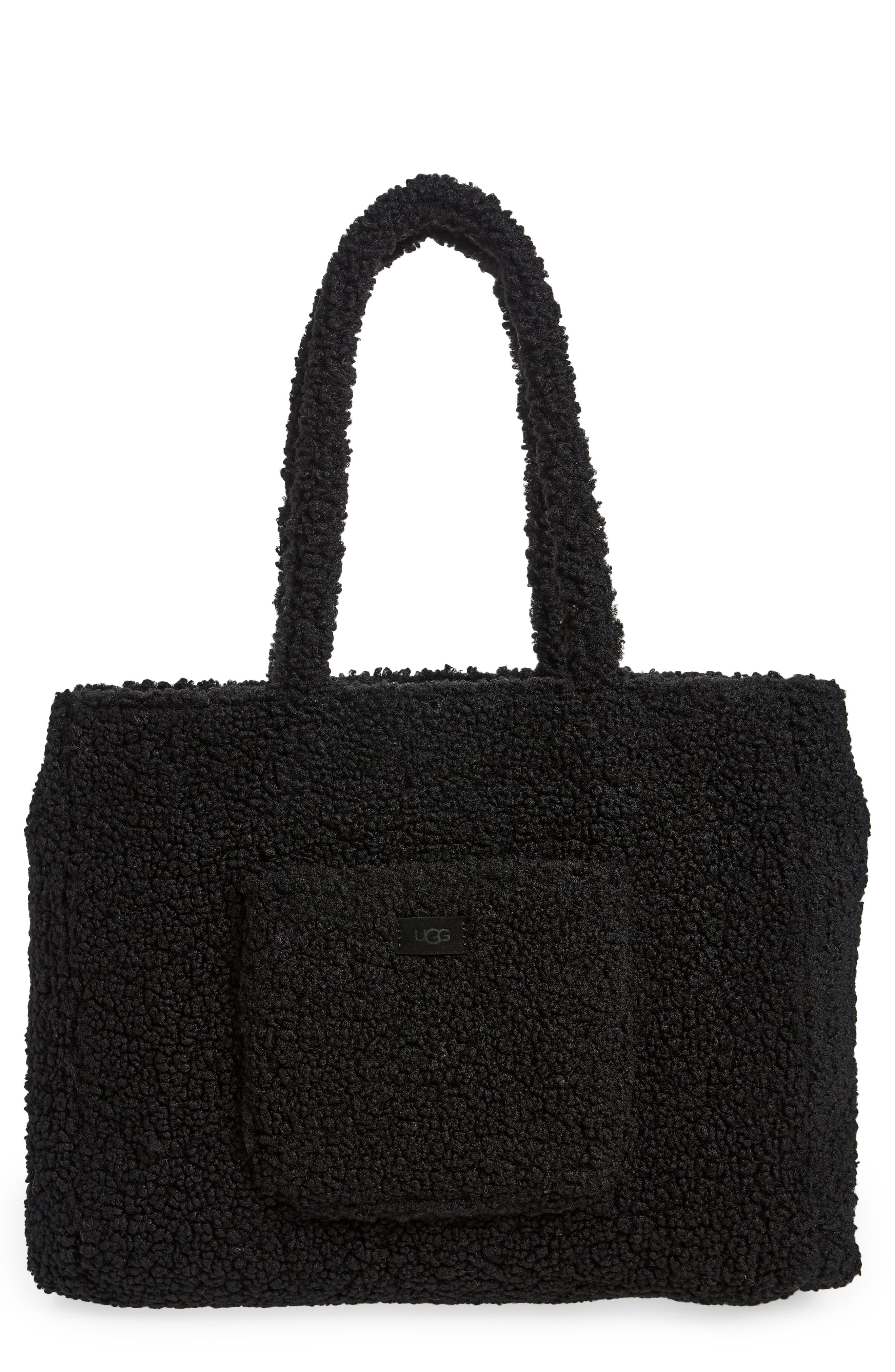 UGG<sup>®</sup> Large Adrina High Pile Fleece Tote, Main, color, 