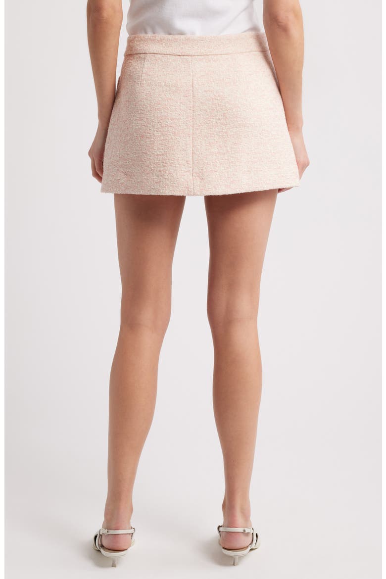 The Tweed Miniskirt, Alternate, color, AZALEA MULTI