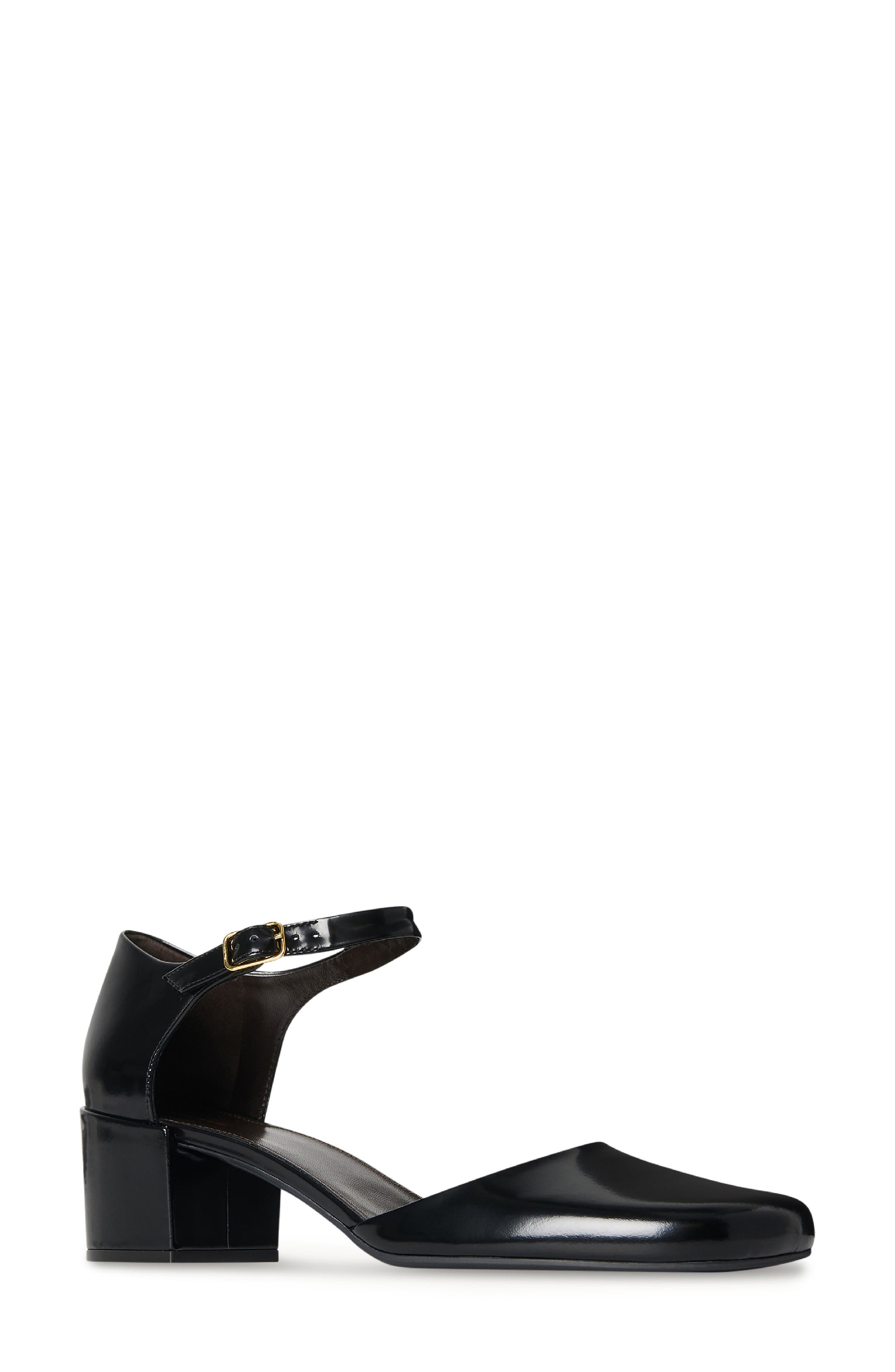 The Row Penelope Ankle Strap Pump, Main, color, Black